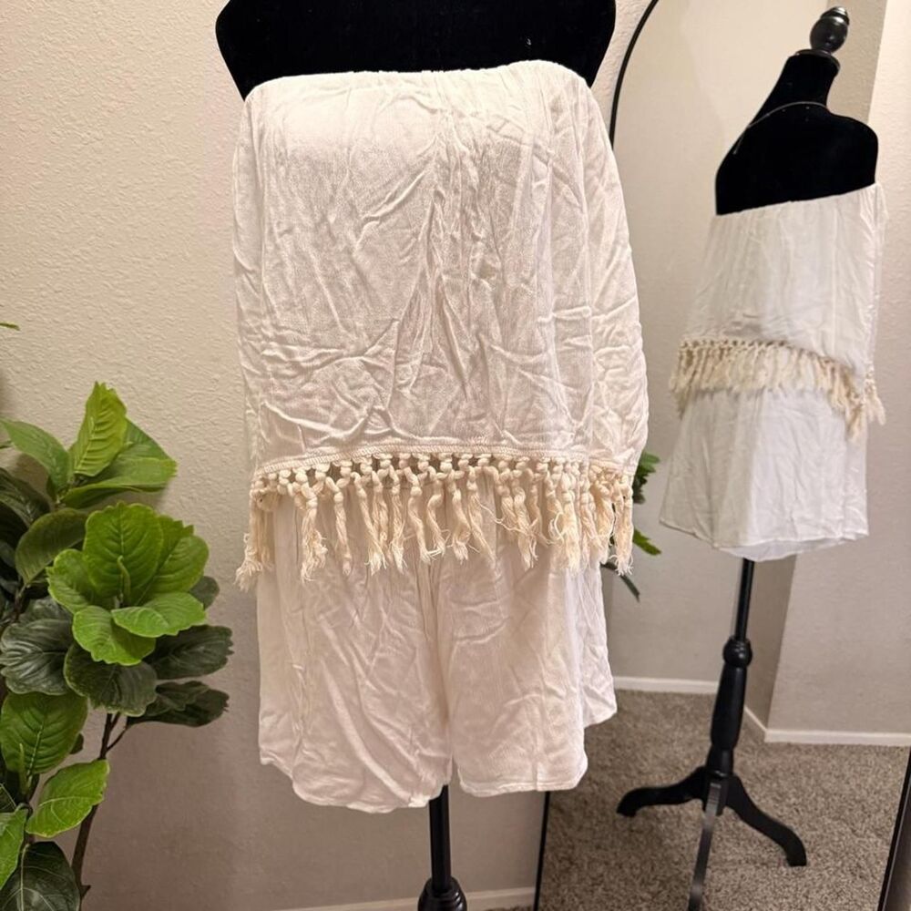 White romper - XL